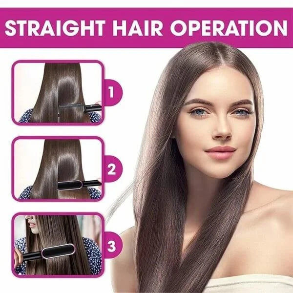 Hair Straightener,Hair brush,Hair Straightener Comb for Women & Men, H ...
