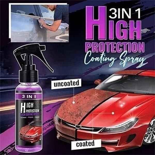 ✨DIWALI DAMAKA ✨ (BUY 1 Get 1 Free) 🎁 3 in 1 High Protection Quick Car Ceramic Coating Spray - Car Wax Polish Spray